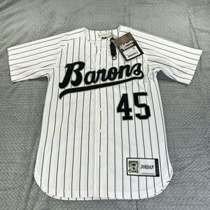 Authentic Classics Birmingham Barons Michael Jordan 45 Baseball Jersey Men XS